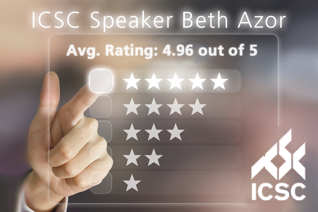 International Council of Shopping Centers Speaker Beth Azor Star Reviews