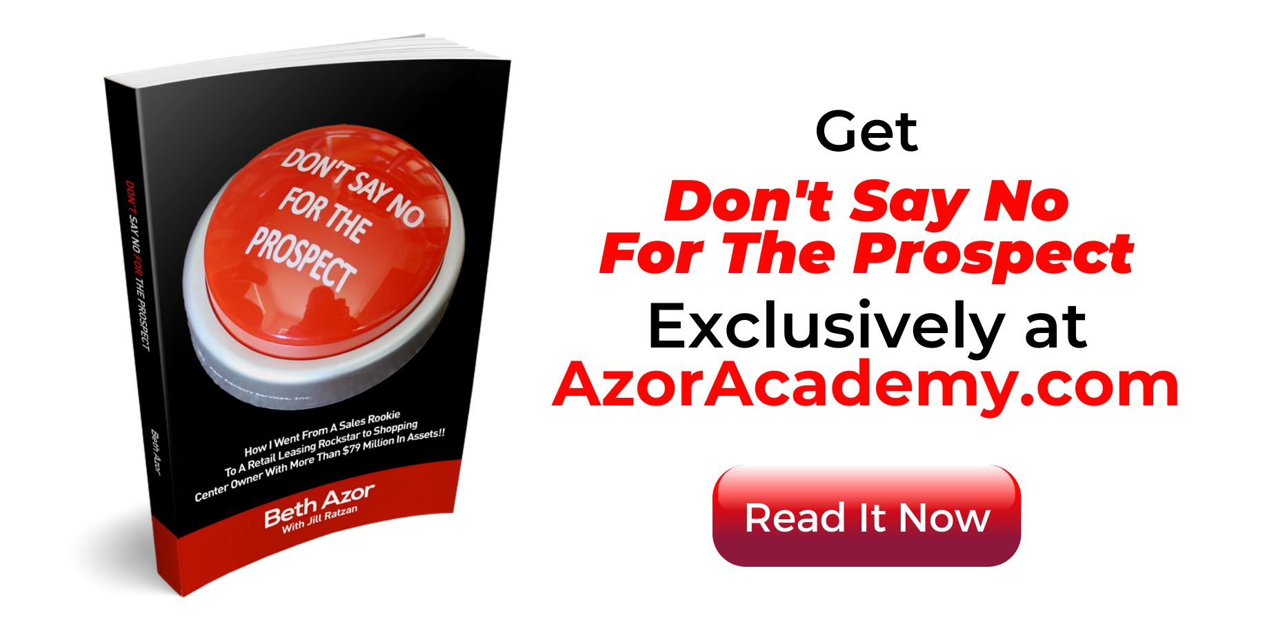 beth azor's don't say no for the prospect book